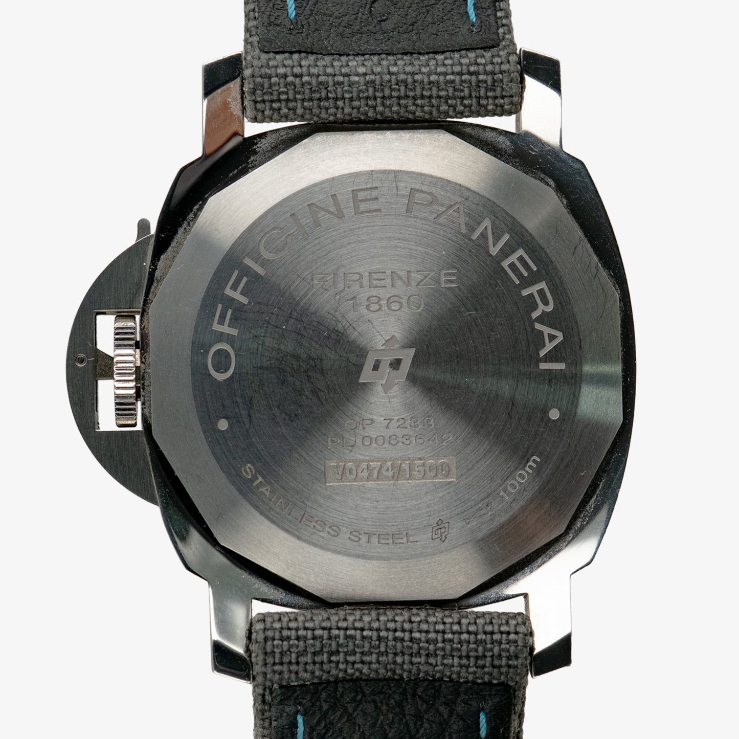Panerai Luminor Logo PAM 774 Black Dial Fabric 44mm