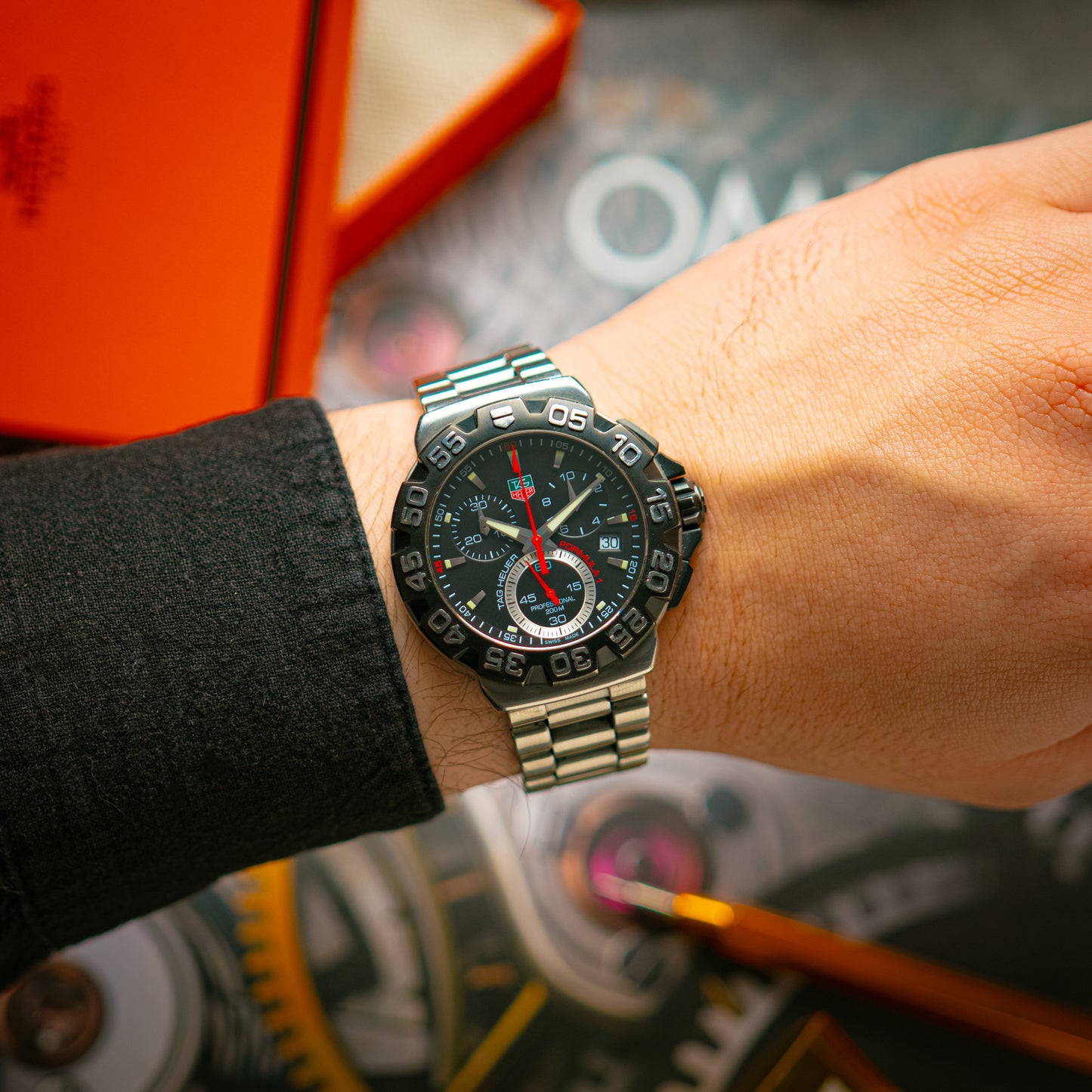 TAG Heuer Formula 1 Chronograph Quartz Black Dial 41mm