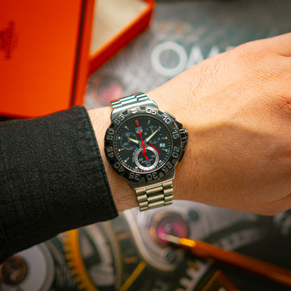 TAG Heuer Formula 1 Chronograph Quartz Black Dial 41mm