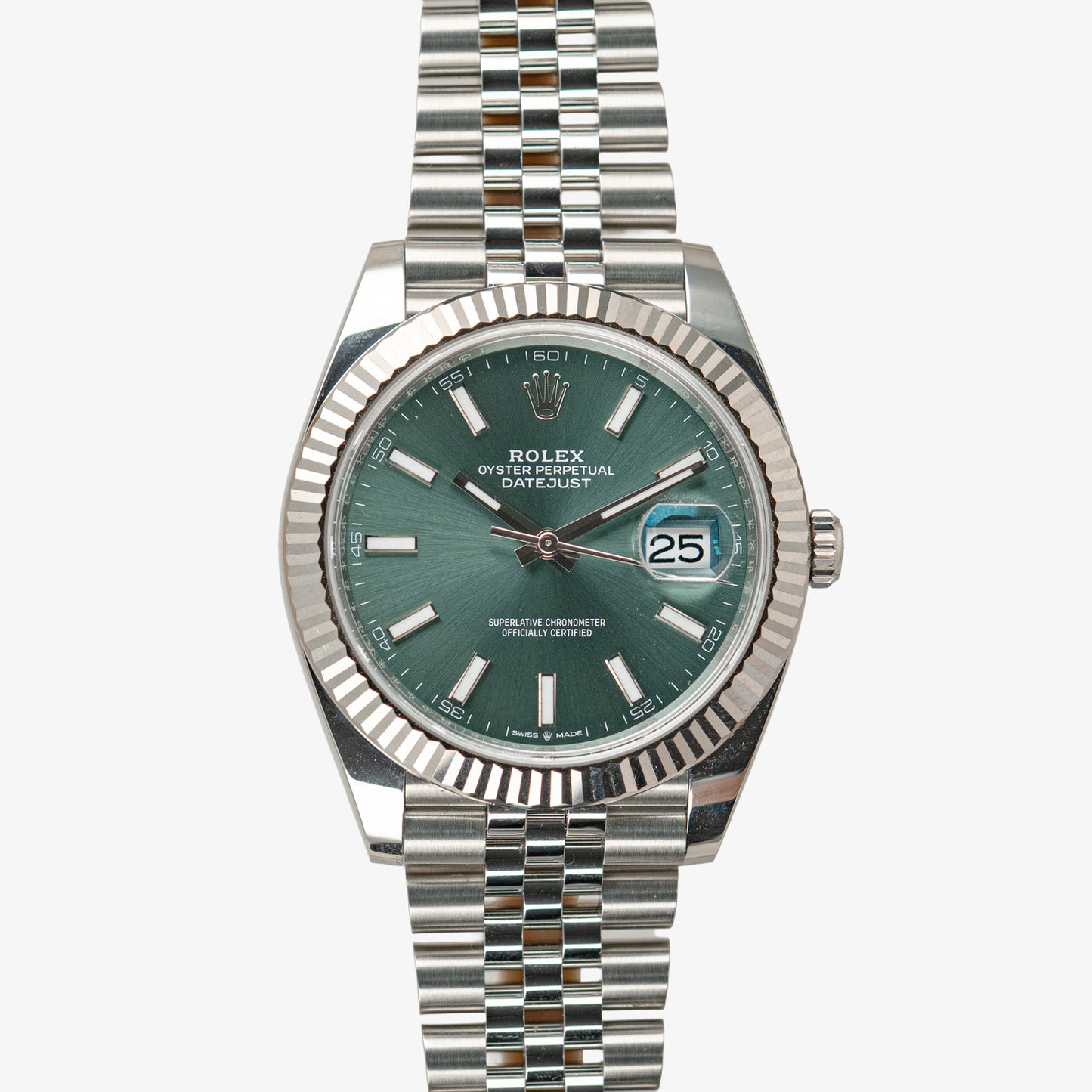 Rolex Datejust 41 Ref. 126334 Mint Green Dial 41mm