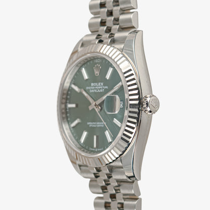 Rolex Datejust 41 Ref. 126334 Mint Green Dial 41mm