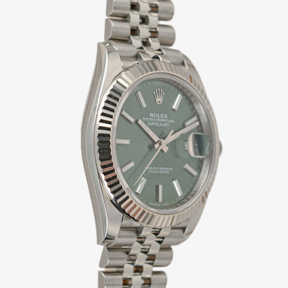 Rolex Datejust 41 Ref. 126334 Mint Green Dial 41mm