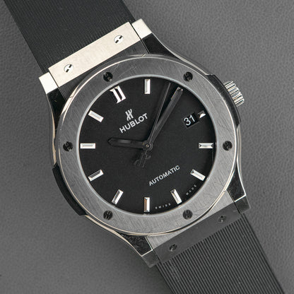 Hublot Classic Fusion Titanium Automatic Black Dial 45mm