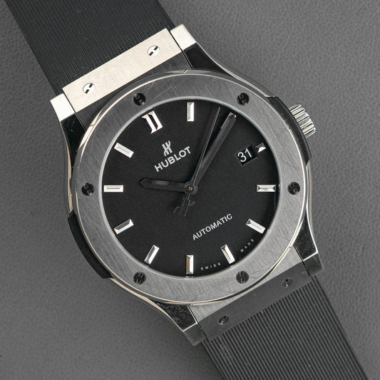 Hublot Classic Fusion Titanium Automatic Black Dial 45mm
