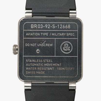 Bell & Ross BR 03-92 Black Dial Steel Automatic 42mm