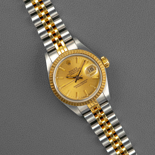 Rolex Datejust 69173 Two-Tone Champagne Dial 26mm