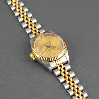 Rolex Datejust 69173 Two-Tone Champagne Dial 26mm