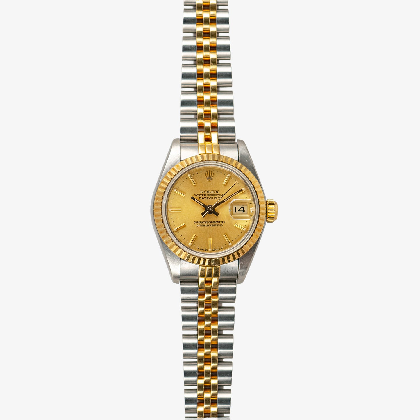 Rolex Datejust 69173 Two-Tone Champagne Dial 26mm