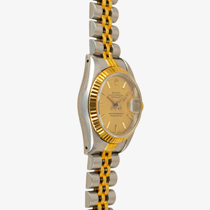 Rolex Datejust 69173 Two-Tone Champagne Dial 26mm