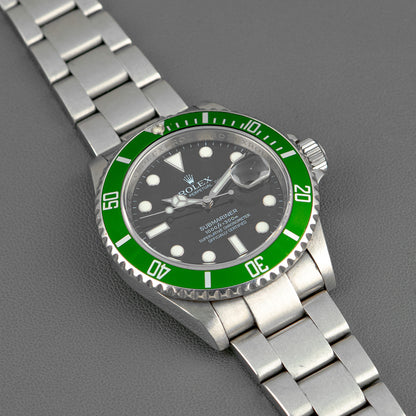 Rolex Submariner Date 16610LV Green Bezel "Kermit" 40mm