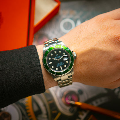 Rolex Submariner Date 16610LV Green Bezel "Kermit" 40mm