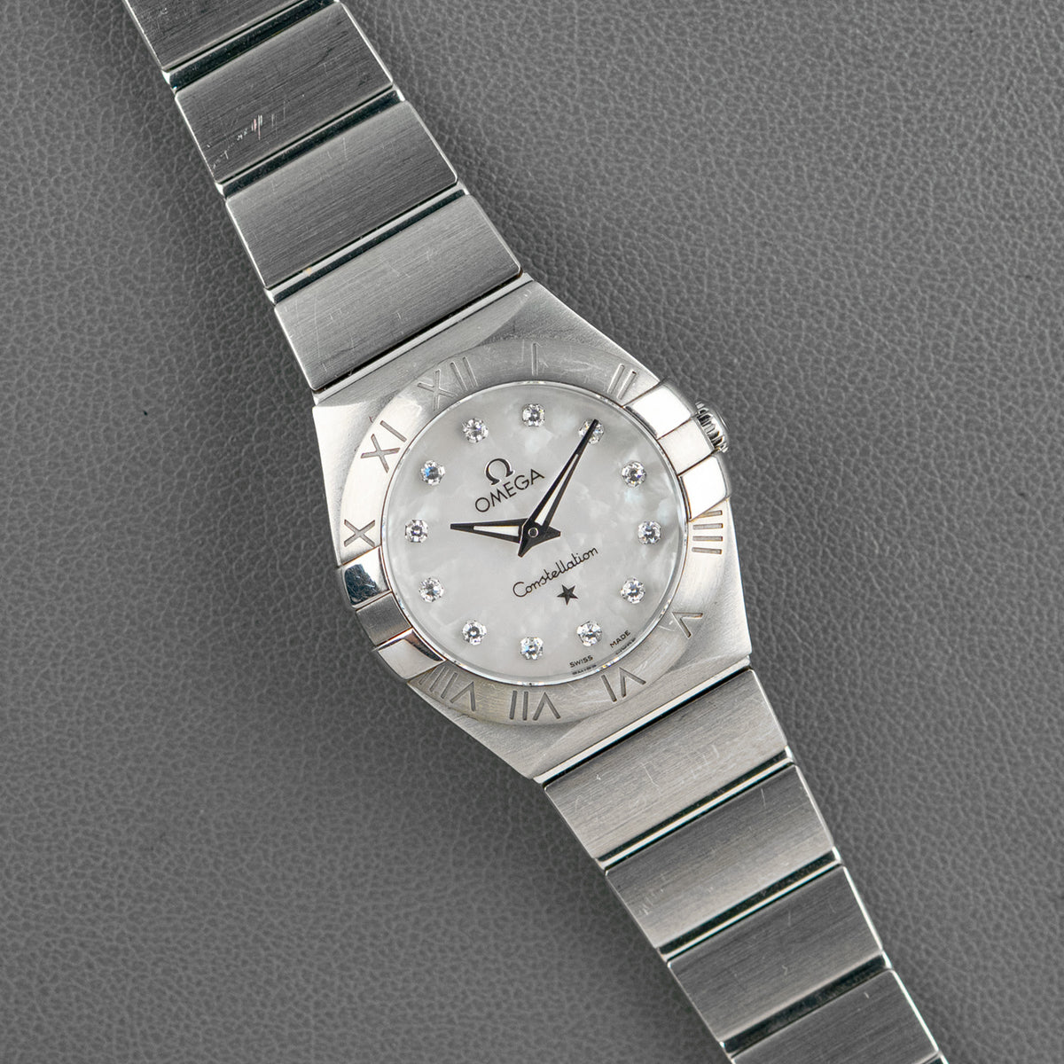 Omega Constellation Mother of Pearl Diamond Dial 25mm