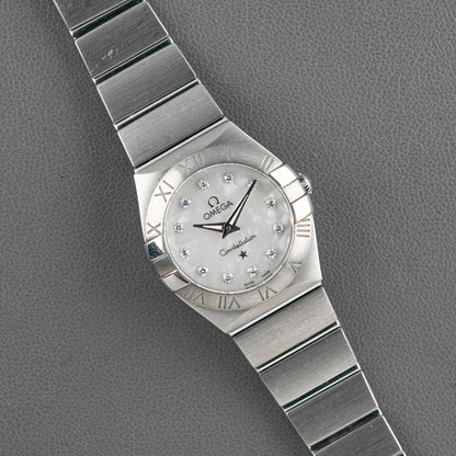 Omega Constellation Mother of Pearl Diamond Dial 25mm