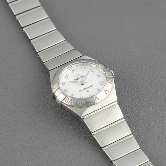 Omega Constellation Mother of Pearl Diamond Dial 25mm