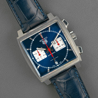TAG Heuer Monaco Automatic Chronograph Blue Dial 39mm
