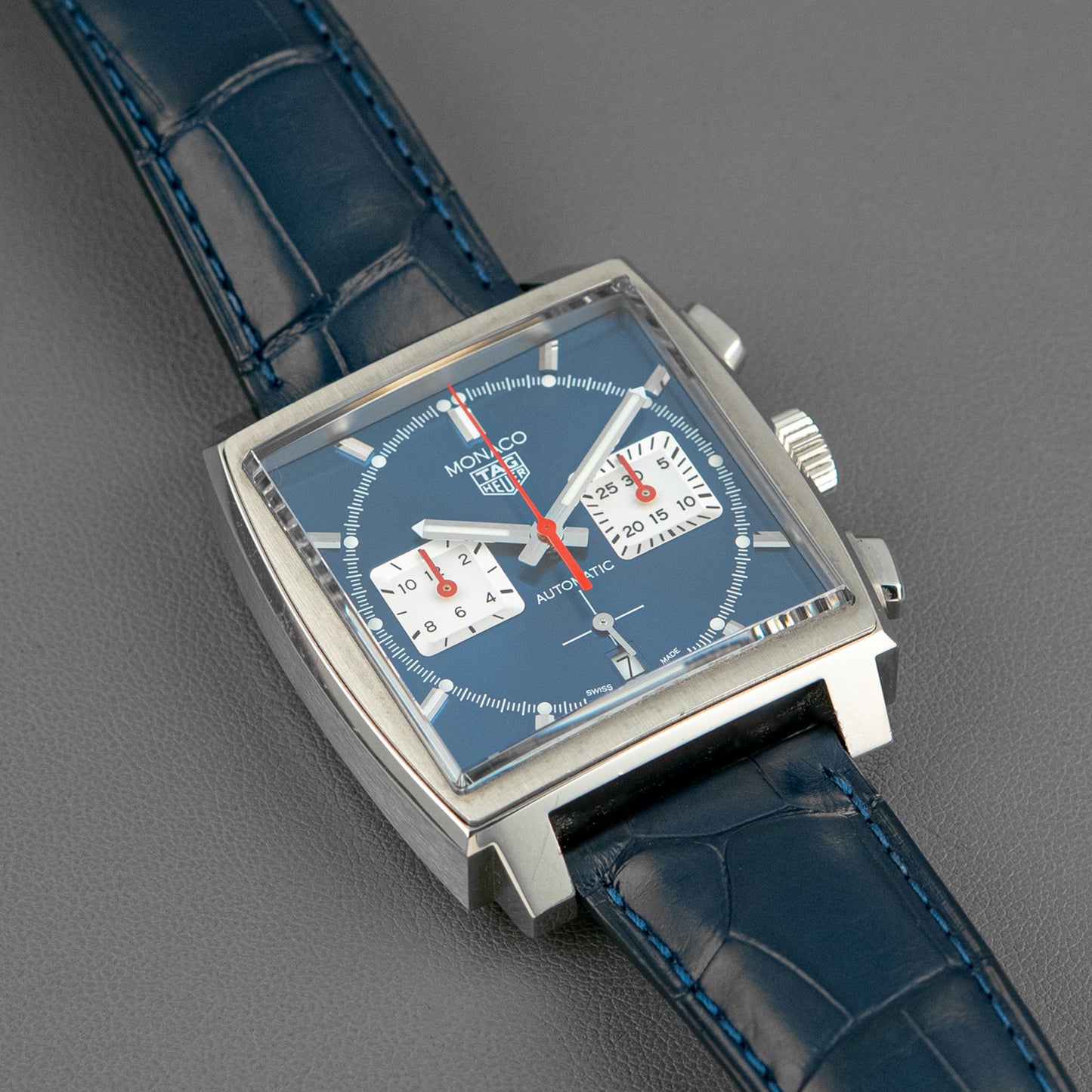 TAG Heuer Monaco Automatic Chronograph Blue Dial 39mm