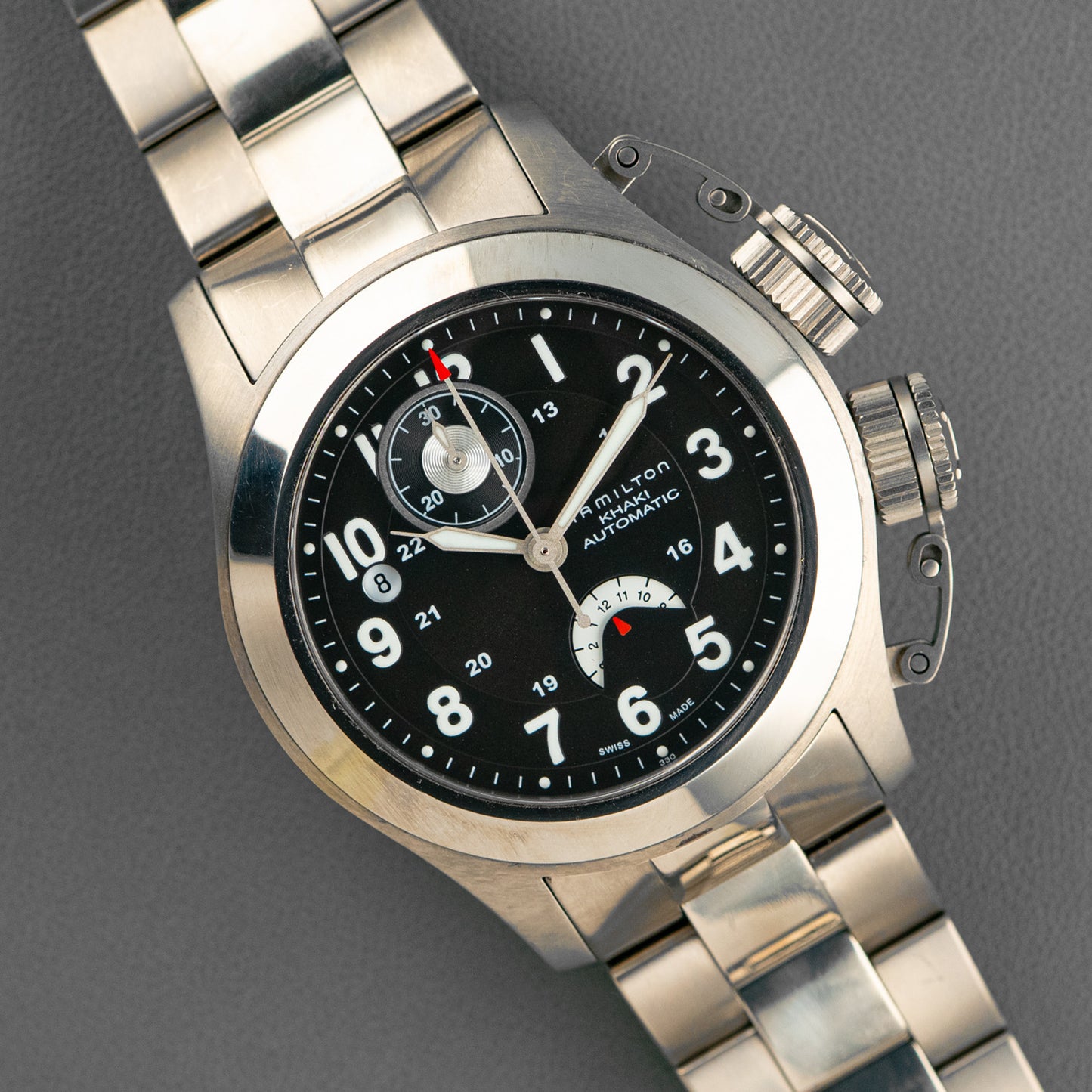 Hamilton Khaki Navy Frogman Auto Chrono Titanium 43mm