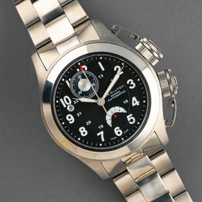 Hamilton Khaki Navy Frogman Auto Chrono Titanium 43mm