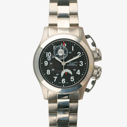 Hamilton Khaki Navy Frogman Auto Chrono Titanium 43mm