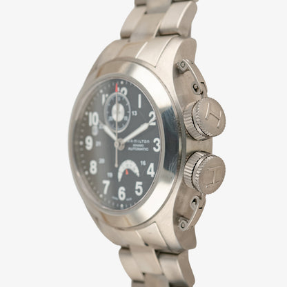 Hamilton Khaki Navy Frogman Auto Chrono Titanium 43mm