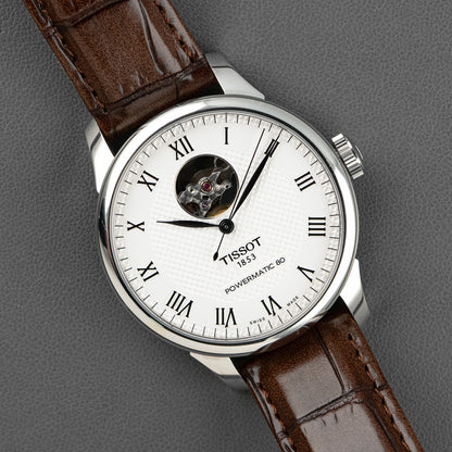 Tissot Le Locle Open Heart Powermatic 80 Silver Dial 39.3mm