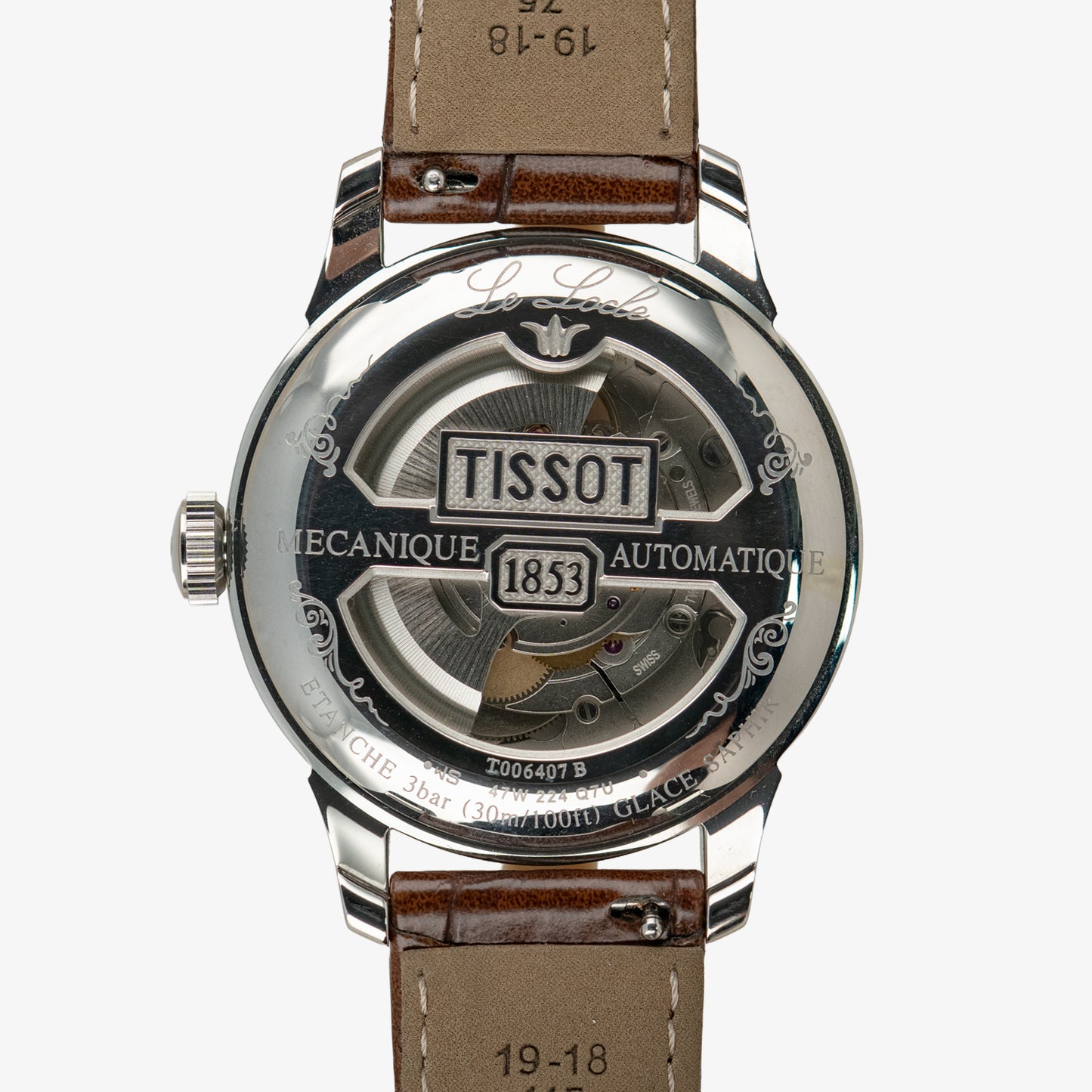Tissot Le Locle Open Heart Powermatic 80 Silver Dial 39.3mm