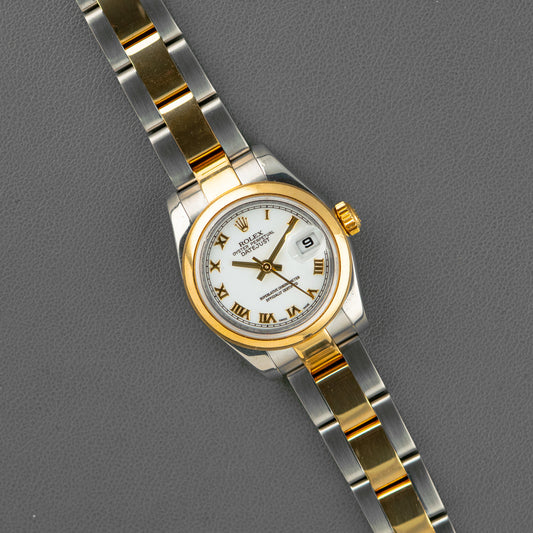 Rolex Datejust 179163 Two-Tone Roman Dial 26mm