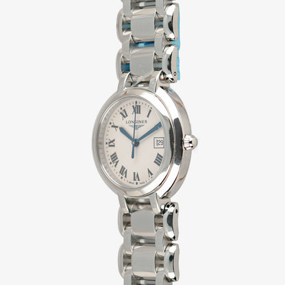 Longines PrimaLuna Quartz Silver Dial Date 30mm