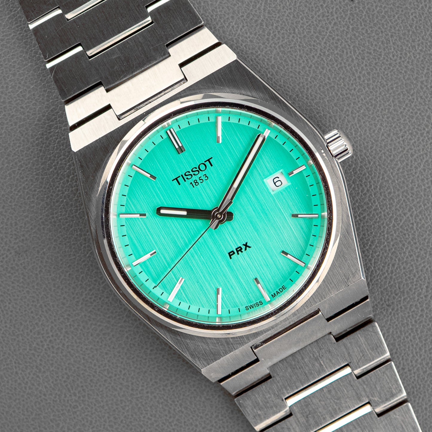 Tissot PRX Quartz Tiffany Blue Integrated Bracelet 40mm