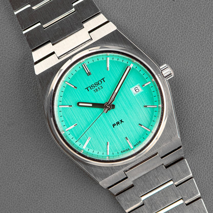 Tissot PRX Quartz Tiffany Blue Integrated Bracelet 40mm