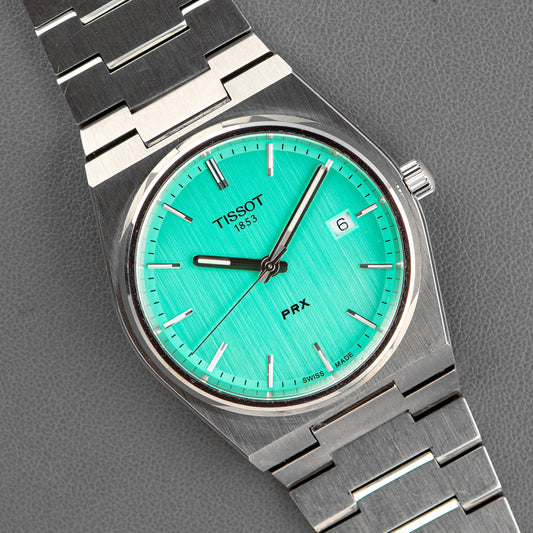 Tissot PRX Quartz Tiffany Blue Integrated Bracelet 40mm