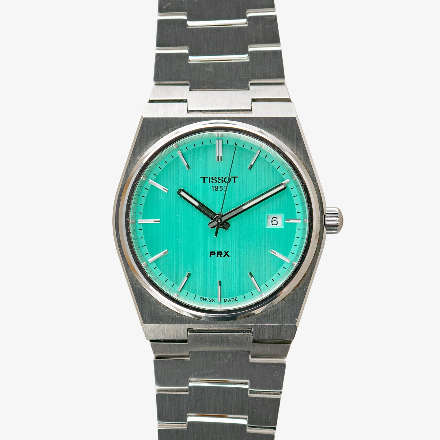 Tissot PRX Quartz Tiffany Blue Integrated Bracelet 40mm