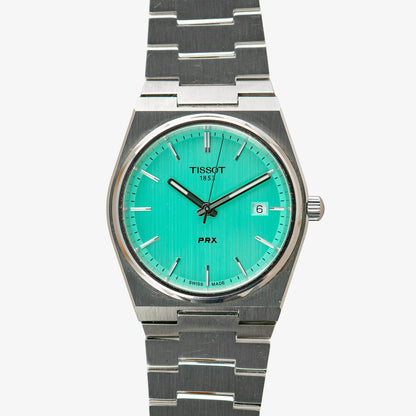 Tissot PRX Quartz Tiffany Blue Integrated Bracelet 40mm