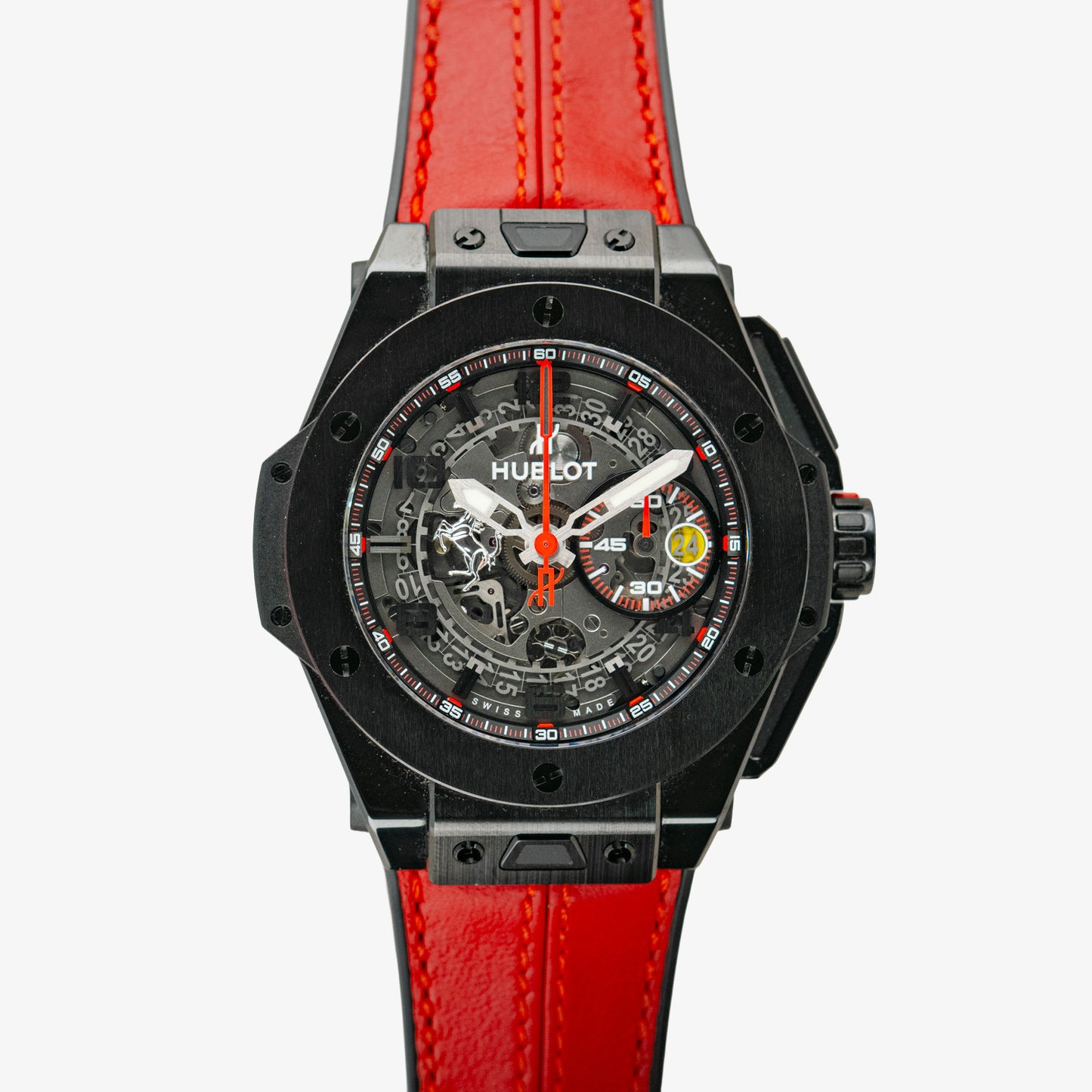 Hublot Big Bang Ferrari Unico Black Ceramic Skeleton 45mm