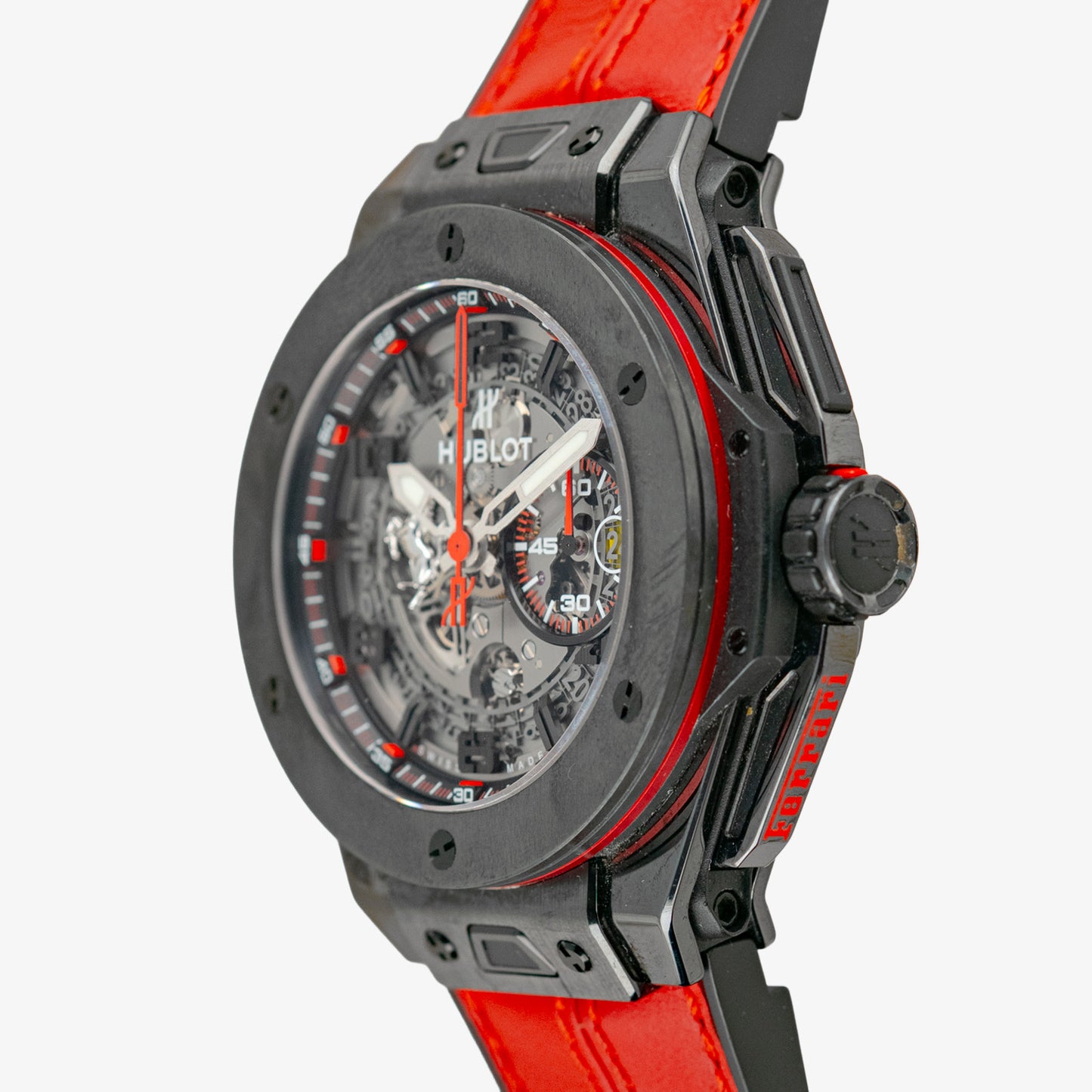 Hublot Big Bang Ferrari Unico Black Ceramic Skeleton 45mm