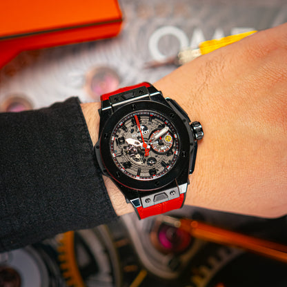 Hublot Big Bang Ferrari Unico Black Ceramic Skeleton 45mm