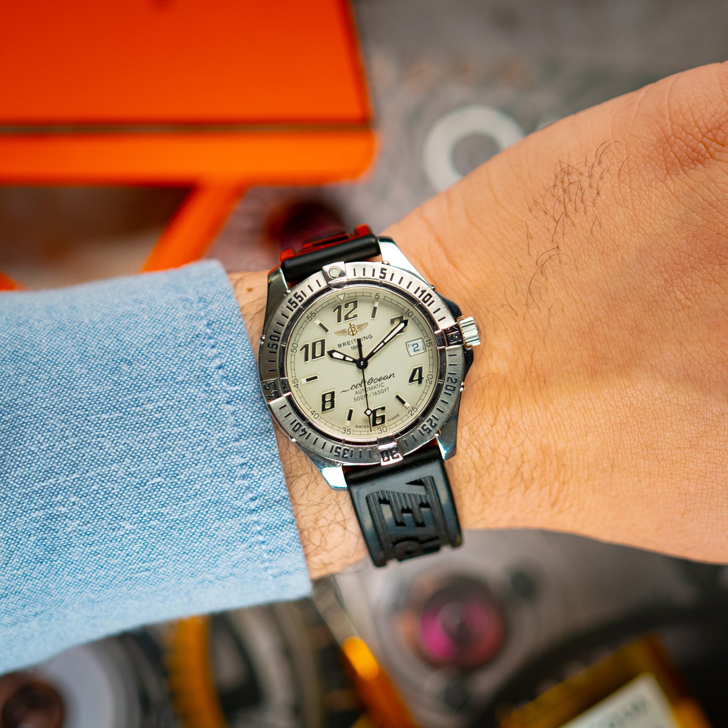 Breitling Colt Ocean Automatic Silver Dial 38mm