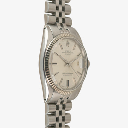 Rolex Datejust 1601 Silver Dial Fluted Bezel 36mm