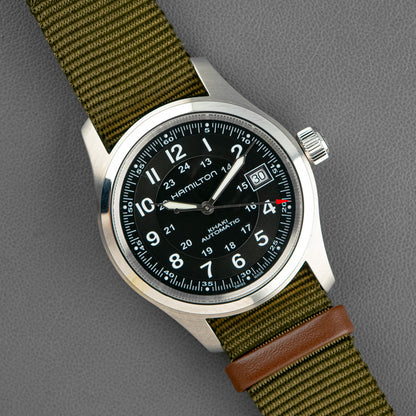 Hamilton Khaki Field Automatic Date Black Dial 38mm