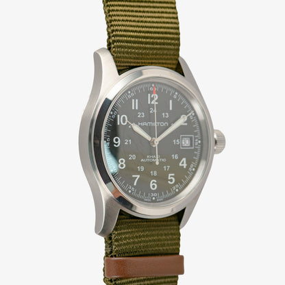 Hamilton Khaki Field Automatic Date Black Dial 38mm