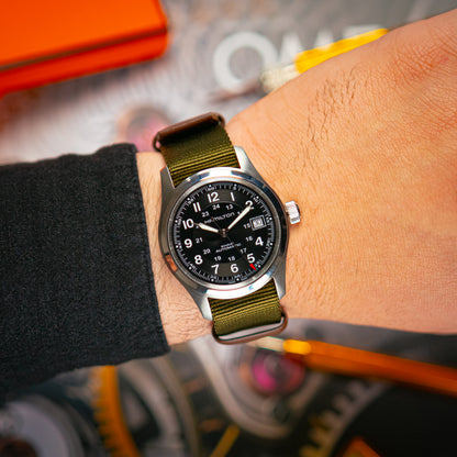 Hamilton Khaki Field Automatic Date Black Dial 38mm