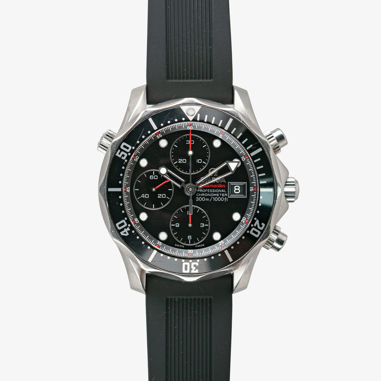 Omega Seamaster Diver 300M Chronograph Black Dial 41.5mm