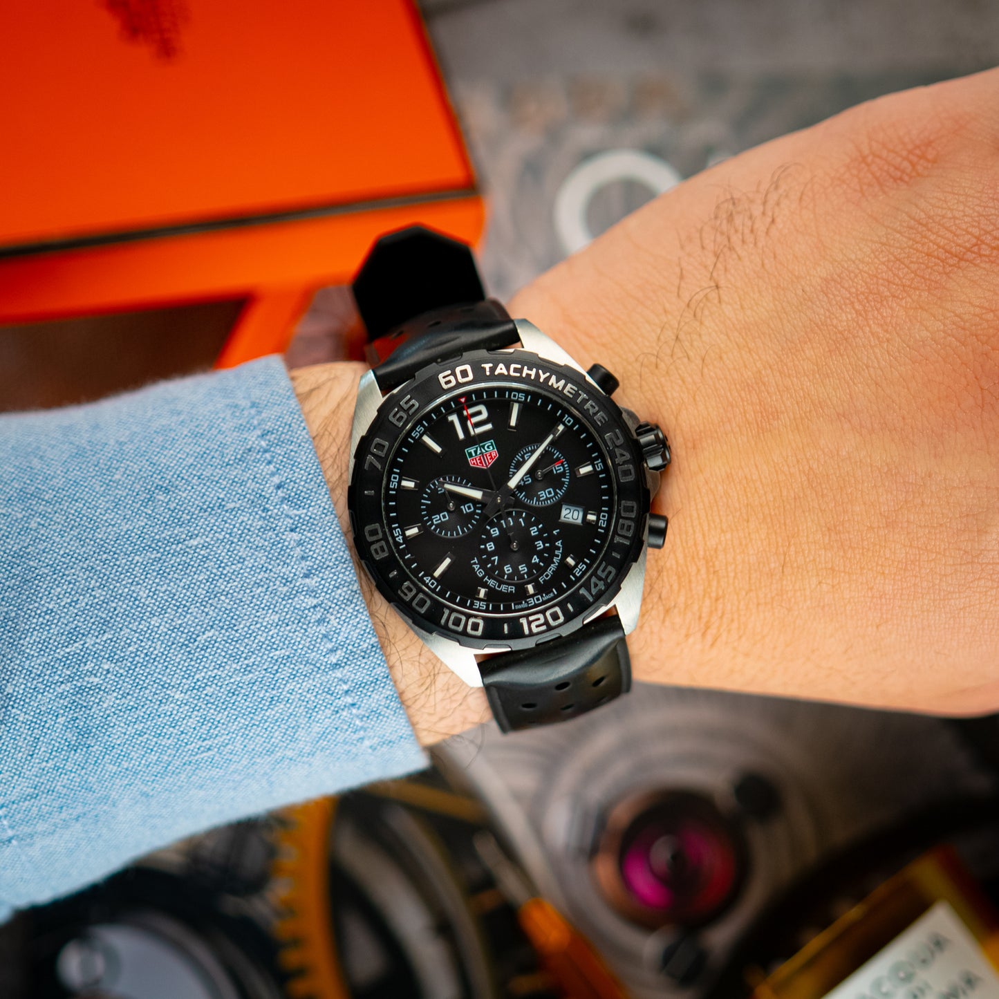 TAG Heuer Formula 1 Chronograph Black Dial 43mm