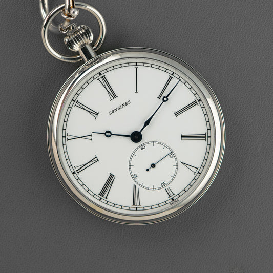 Longines Heritage Lépine 180th Anniversary White Dial 56mm