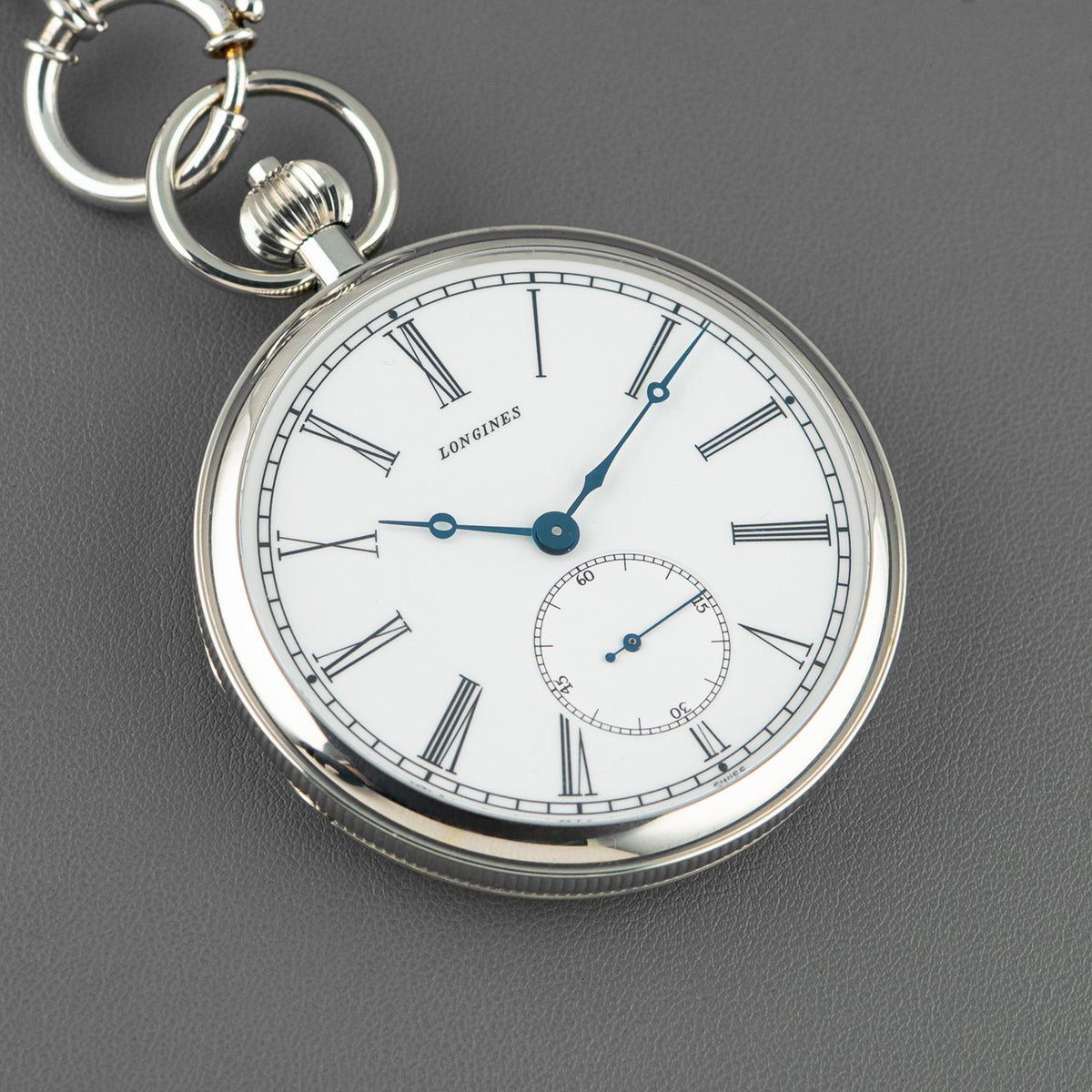 Longines Heritage Lépine 180th Anniversary White Dial 56mm