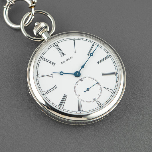 Longines Heritage Lépine 180th Anniversary White Dial 56mm