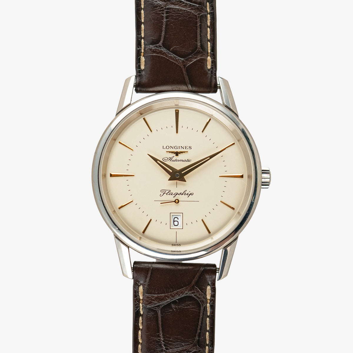 Longines Flagship Heritage Automatic Beige Dial 38.5mm