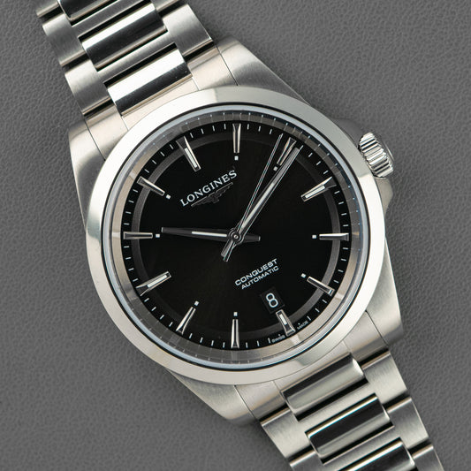 Longines Conquest Automatic Black Dial 41mm