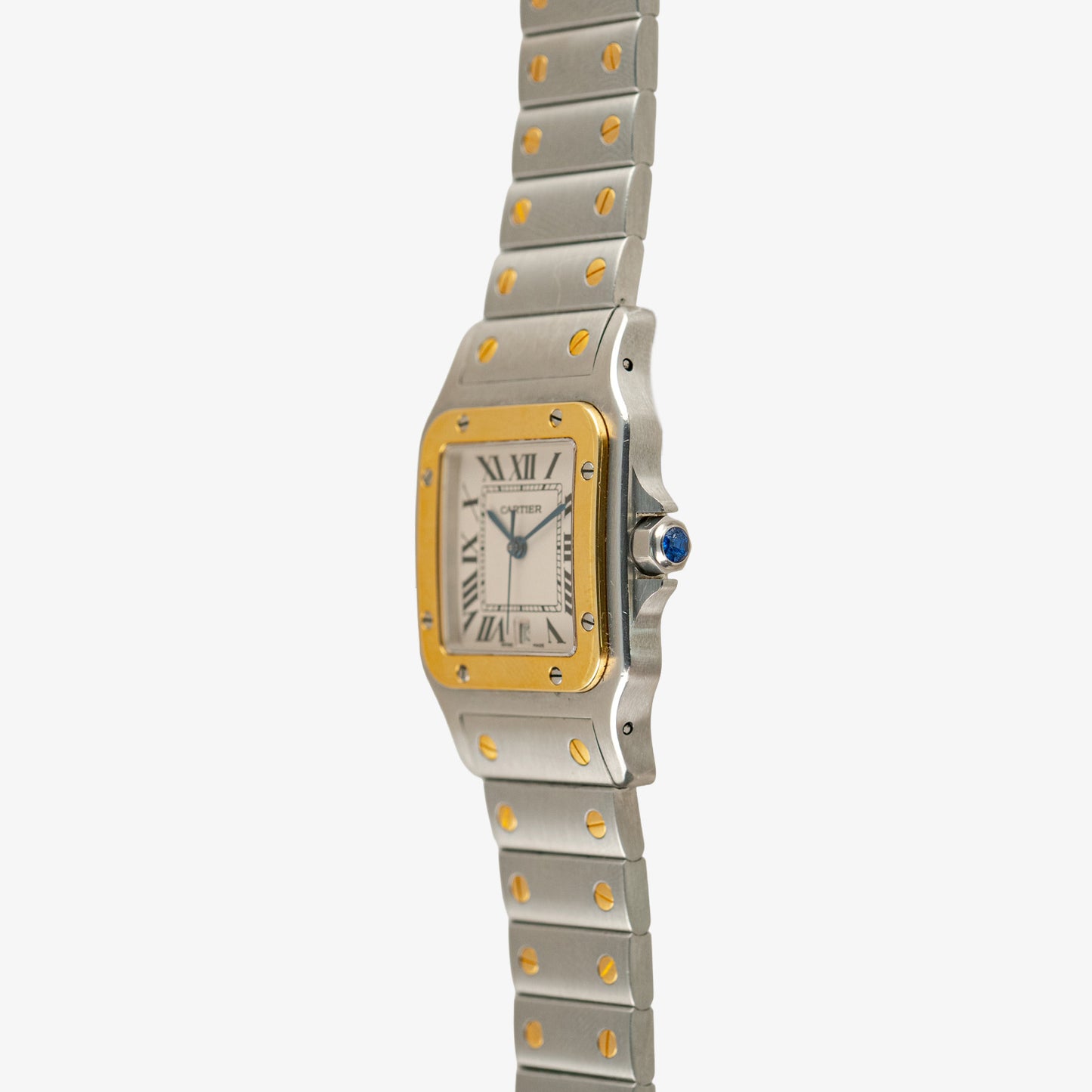 Cartier Santos Galbée 1566 Two-Tone Date 29mm