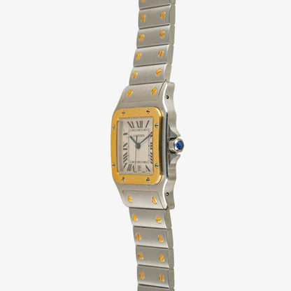 Cartier Santos Galbée 1566 Two-Tone Date 29mm